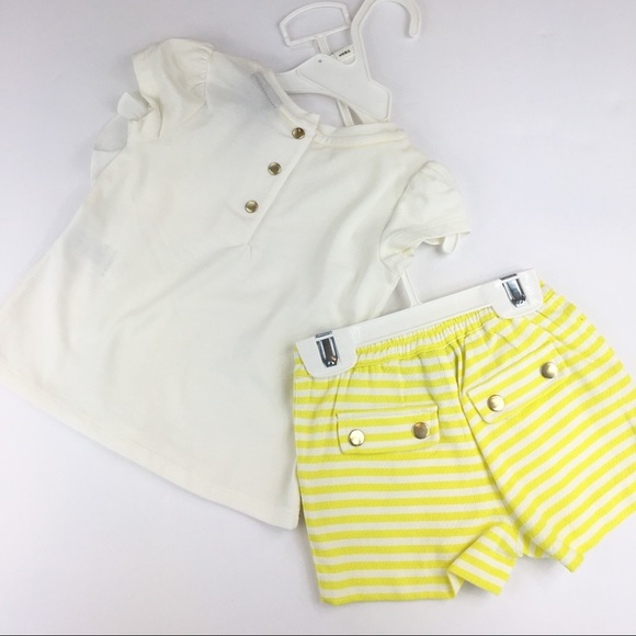 NWT Cynthia Rowley Baby Girls 2 Piece Short Set - Picture 2 of 8